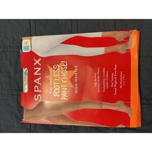 Spanx High-Waisted Footless Pantyhose C Nude NIP (outer package opened) 912